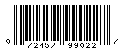 UPC barcode number 072457990227
