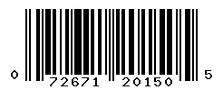 072671201505 barcode