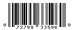 UPC barcode 072799335960