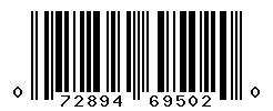 UPC barcode number 072894695020