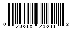 073010710412 barcode