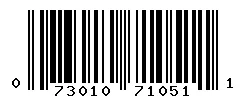 073010710511 barcode