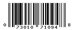 073010710948 barcode