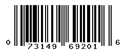 073149692016 barcode
