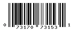 UPC barcode 073170731531