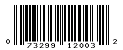 073299120032 barcode