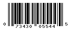 UPC barcode number 073430055445