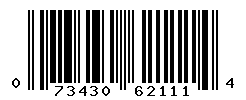 UPC barcode number 073430621114