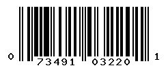 UPC barcode number 073491032201