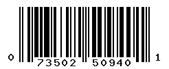 073502509401 barcode