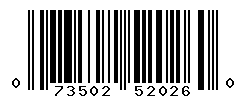 UPC barcode number 073502520260