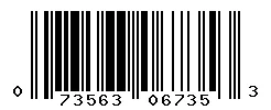 073563067353 barcode