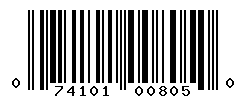 upc 074101008050 barcode image
