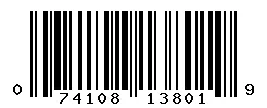 074108138019 barcode
