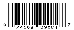upc 074108290847 barcode image