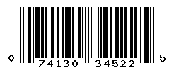 UPC barcode number 074130345225