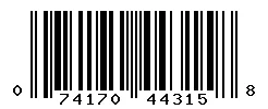 074170443158 barcode