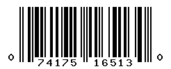 UPC barcode number 074175165130