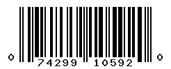UPC 074299105920 barcode image