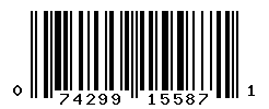 UPC barcode number 074299155871 lookup