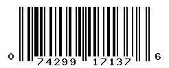 UPC barcode number 074299171376