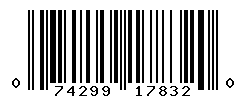UPC barcode number 074299178320