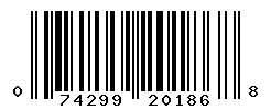 upc 074299201868 barcode image