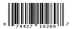 074427102807 barcode
