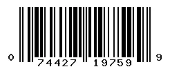074427197599 barcode