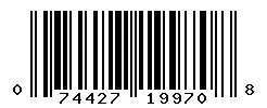 074427199708 barcode