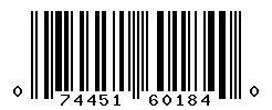 UPC barcode number 074451601840