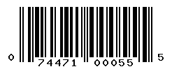 upc 074471000555 barcode image