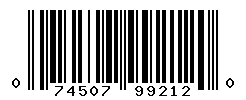 UPC barcode number 074507992120