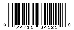 UPC barcode number 074711341219