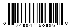 UPC barcode number 074994508958