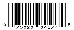 UPC barcode number 075020045775