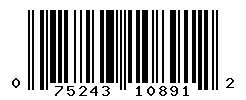 UPC barcode number 075243108912 lookup