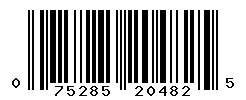 UPC barcode number 075285204825