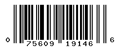 UPC barcode number 075609191466