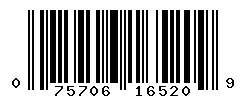 UPC barcode number 075706165209