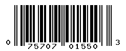 upc 075707015503 barcode image