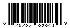 075707020439 barcode