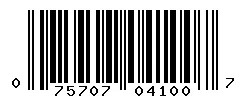 075707041007 barcode
