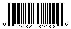 075707051006 barcode
