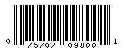075707098001 barcode