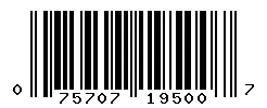 075707195007 barcode