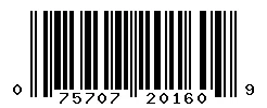 075707201609 barcode