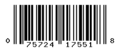 upc 075724175518 barcode image