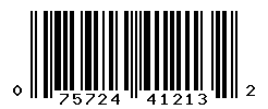 upc 075724412132 barcode image