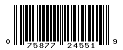 UPC barcode number 075877245519